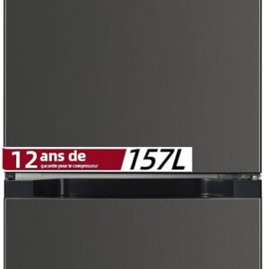 Réfrigérateur congélateur CHiQ FBM157L42 - Capacité 157 L et largeur 47 cm - Low Frost et niveau sonore 39 dB - Portes réversibles et compresseur garanti 12 ans