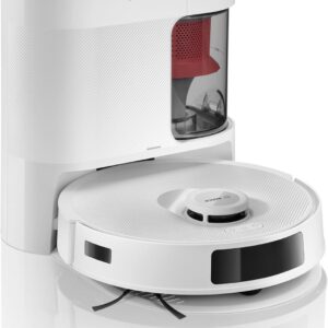 Bosch Spotless Plus BCRD1W Robot Aspirateur Laveur - Aspiration 11000 Pa - Serpillière Statique - Navigation Smart Vision Infrarouge - Application Home Connect