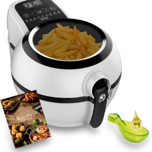 Friteuse sans huile Tefal ActiFry Genius Snacking FZ761015 - Capacité 1,2 kg - Neuf programmes automatiques - Accessoires pour collations et écran tactile