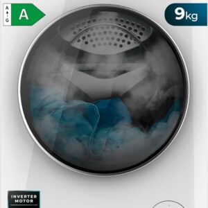 Cecotec Bolero Dresscode 9610 Inverter Lave linge frontal classe A - Moteur Inverter Plus 1400 tr/min fonction vapeur 15 programmes blanc