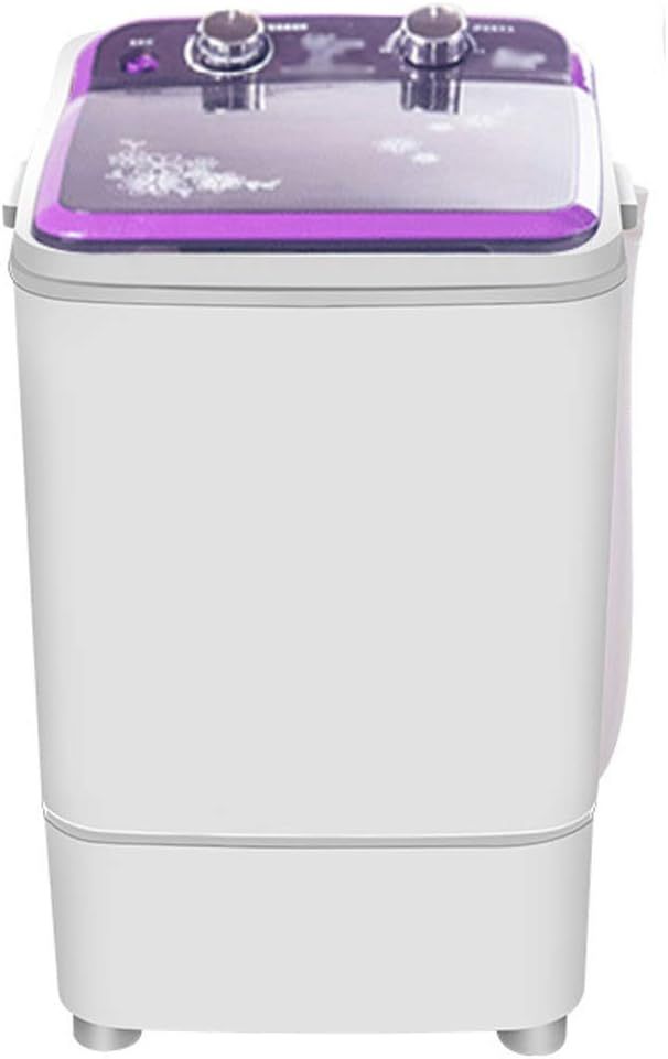 Mini machine à laver semi-automatique - Capacité 7 kg avec cuve simple - Modèle portable et compact - Pour appartement voyage et usage familial