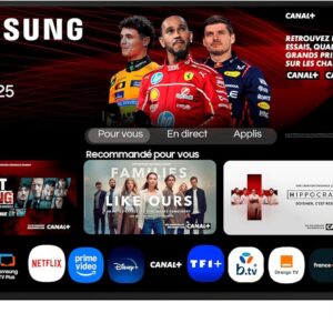 Samsung QLED 65Q7F3 AI Smart TV 65 pouces 4K UHD - Quantum Dots - Q4 AI Processor - HDR - Gaming Hub - Knox Security