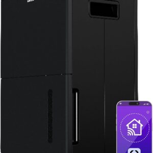 Déshumidificateur Klarstein DryFy Grand Smart 70 L par jour - Réservoir 8 L - WiFi, minuterie et contrôle automatique - Pour surfaces jusqu'à 90 m2