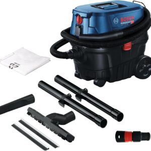 Bosch Professional GAS 12 25 PL Aspirateur solides et liquides 1250 W - Débit d'air 65 l/s dépression 200 mbar filtre HEPA
