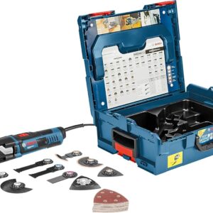Découpeur ponceur Bosch Professional GOP 55-36 550W Starlock - Outil multifonction avec accessoires et coffret L-BOXX