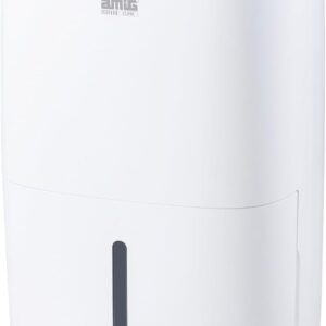 Déshumidificateur Amig MIST 20 L par jour - Réservoir amovible 6,5 L - Minuterie, séchage du linge et régulation - Débit 165 m3 par heure