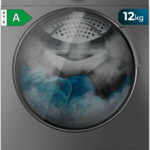 Cecotec Bolero DressCode 121000 Steel Lave linge frontal 12 kg - Moteur Inverter Plus 1400 tr/min 14 programmes Spa Care certification WoolMark