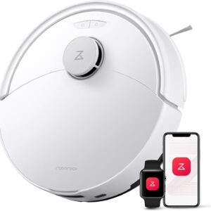 Roborock Q10 X5 Robot Aspirateur Laveur - Aspiration 10000 Pa - Double Système Anti-Enchevêtrement - Brosse JawScrapers - Navigation LiDAR PreciSense