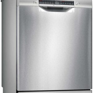 Bosch Lave vaisselle pose libre 60 cm inox argenté SMS4EMI06E Série 4 - Appareil grande capacité pour cuisine moderne