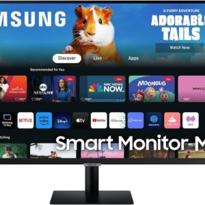 Samsung Smart Monitor M5 LS27DM500EUXEN 27 pouces FHD - Dalle VA 1920x1080 - 60Hz - Smart TV - Gaming Hub - HDMI USB