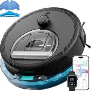 Robot aspirateur laveur Lefant M330 Pro - Aspiration 5000 Pa navigation dToF et cartographie - Zones virtuelles évitement PSD - Autonomie 150 min Alexa WiFi application