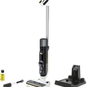 Aspirateur laveur sans fil Kärcher FCV 3 - Trois modes de nettoyage - Autonomie environ 30 minutes - Surface jusqu'à 130 m2 par charge