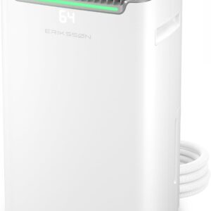 Déshumidificateur 20 L par jour avec affichage LED - Réservoir 2,5 L - Minuterie, sécurité enfant et capteur d'humidité - Pour surfaces jusqu'à 80 m2