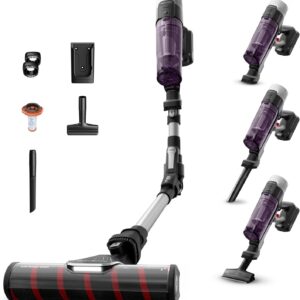Rowenta X Force Flex 9.60 Aspirateur balai sans fil multifonction - Aspiration 100 AW autonomie 45 minutes tube Flex violet RH2047WO