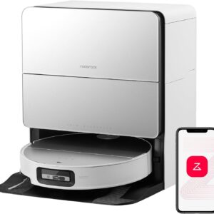 Roborock Saros 10 Robot Aspirateur Laveur 22000 Pa - VibraRise 4.0 - Reactive AI 3.0 - Station Tout en Un