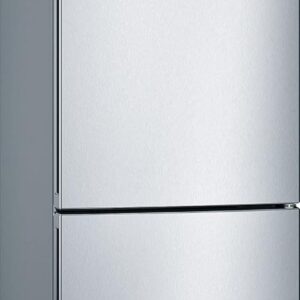 Réfrigérateur congélateur Bosch KGV36VLEAS Série 4 - Capacité 214 L et 94 L - Dimensions 186 x 60 cm - Pose libre inox
