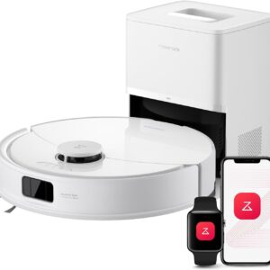 Roborock Q10 X5 Plus Robot Aspirateur avec Station - Aspiration 10000 Pa - Vidage Automatique - Brosses Doubles Anti-Enchevêtrement - Évitement Intelligent des Obstacles