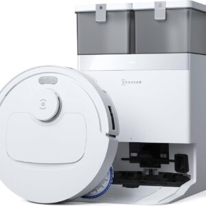 ECOVACS DEEBOT T30C OMNI Robot Aspirateur Laveur avec Station - Aspiration 20000 Pa - Lavage Eau Chaude 75°C - Serpillière OZMO TURBO 2.0 - ZeroTangle 3.0