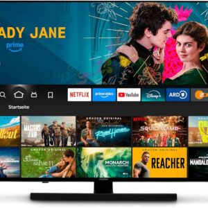 MEDION QLED Smart TV 43 pouces 108 cm - Fire TV - Dolby Vision HDR - Dolby Atmos - Bluetooth - DVB T2 - MD 843800