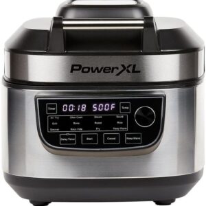 PowerXL Multicooker 12 en 1 - Multicuiseur avec fonction Air Fryer grill cuisson et friture accessoires compatibles lave vaisselle