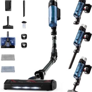 Aspirateur balai laveur Rowenta X-Force Flex 9.60 Aqua RH20C2WO - Aspiration 100 AW - Autonomie 45 minutes - Aspire et lave simultanément