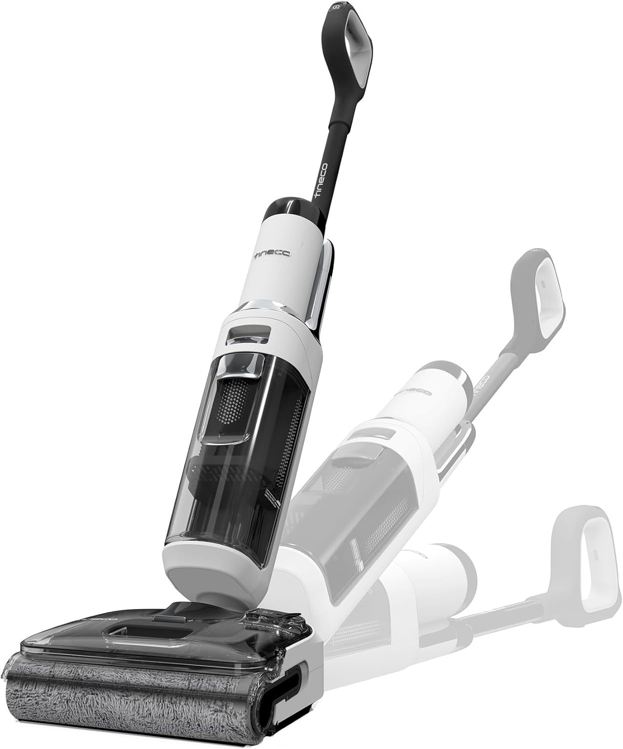 Aspirateur laveur Tineco Floor One S6 Stretch Lite - Position à plat 180 degrés - Autonomie 40 minutes - Auto nettoyage et nettoyage double bord
