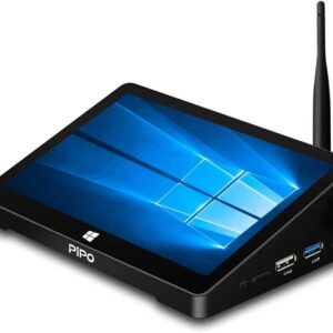 Pipo X8 PRO Mini PC tablette tactile Windows 10 écran HD 7 pouces - Intel Celeron N4020 3 Go RAM 64 Go eMMC - HDMI WiFi Ethernet Bluetooth USB microSD