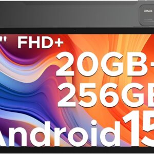 Tablette DOOGEE T36 12 pouces - Android 15 écran 90 Hz - Mémoire 20 Go stockage 256 Go extensible 2 To - Batterie 8800 mAh double SIM