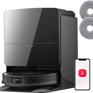 Roborock Saros 10R Robot Aspirateur avec Station Multifonctionnelle 4.0 - Brosse et Serpillière Extensibles - Évitement Avancé