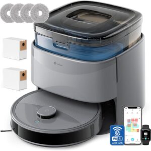 Lefant M3 Max Robot Aspirateur Laveur - Aspiration 20000 Pa - Serpillères Rotatives 200 Tr/min - Navigation dToF - Autonomie 220 Min