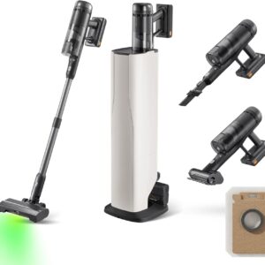 Roborock H60 Hub Ultra Aspirateur balai sans fil - Aspiration 210 AW station auto vidante autonomie 90 minutes brosse anti enroulement