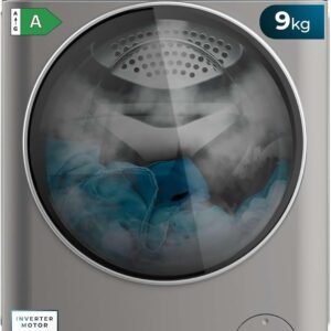 Cecotec Bolero DressCode 9800 Inverter Lave linge frontal 9 kg - Moteur Inverter Plus 1400 tr/min SteamMax 16 programmes classe A acier