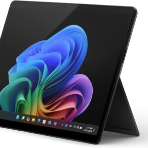 Microsoft Surface Pro 11e édition Copilot Plus PC - Écran tactile OLED 13 pouces - Snapdragon X Elite RAM 16 Go SSD 256 Go - Chargeur inclus finition noire