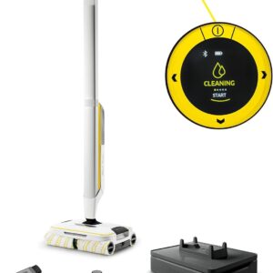 Nettoyeur de sols Kärcher FC 8 Smart Signature Line - Sans fil connecté et silencieux - Quatre rouleaux microfibres autonomie 60 min - Jusqu'à 230 mètres carrés par charge