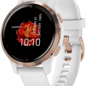 Montre fitness GPS Garmin Venu 2S - Écran tactile AMOLED 1,1 pouce - Plus de 25 applications sportives - Fonctions santé musique et paiement