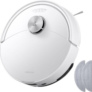 Roborock Q10 S5 Set Robot aspirateur laveur - Aspiration 10000 Pa système VibraRise 2.0 navigation LiDAR PreciSense et application