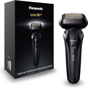 Rasoir électrique homme Panasonic ES-LS6A-K803 - Système de rasage à six lames - Finition noire - Rasage précis du visage et de la barbe