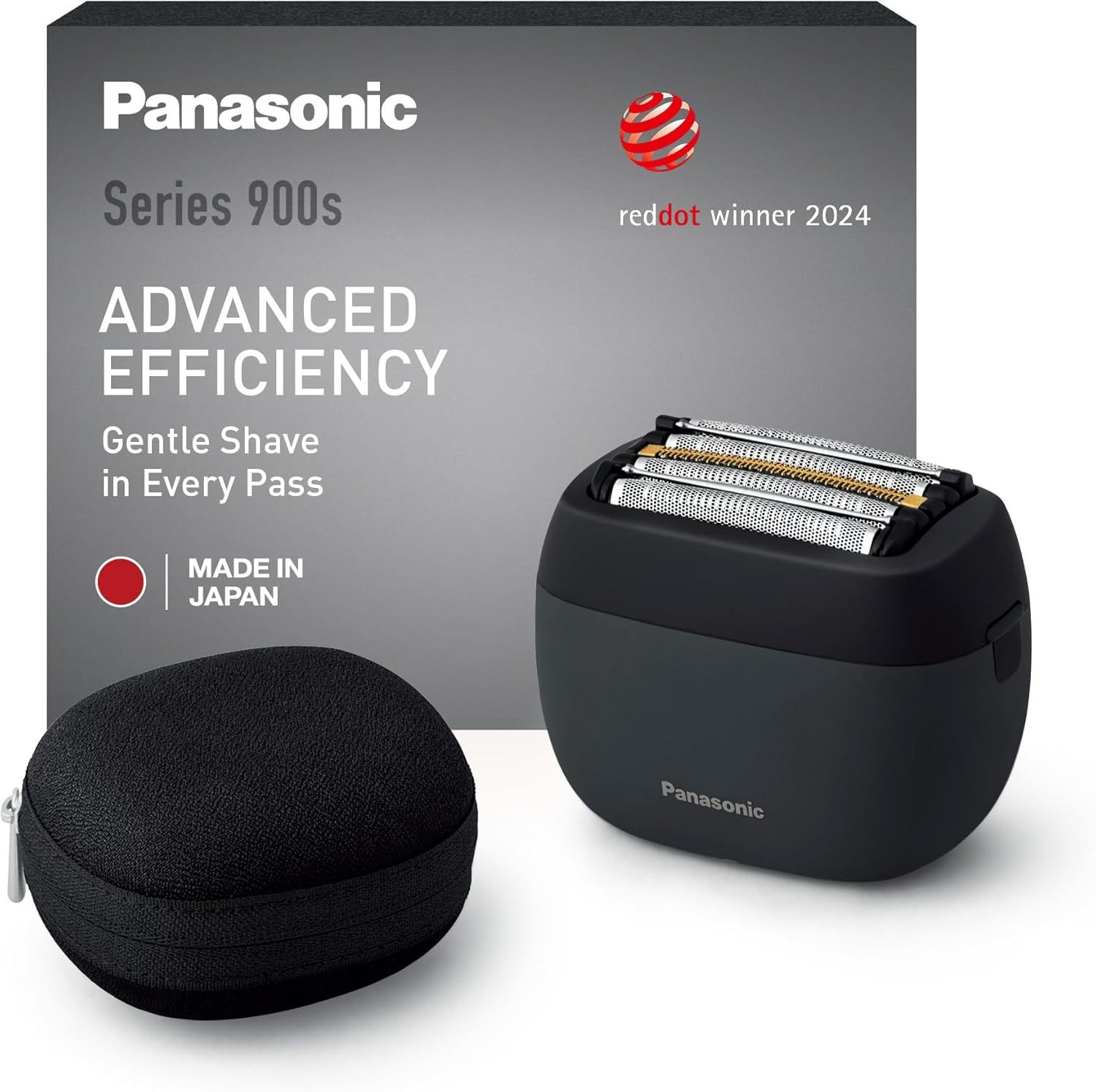 Panasonic Series 900s ES-PV3B-K Rasoir électrique homme 5 lames - Rasage compact sec et humide - Capteur de barbe réactif USB-C noir mat