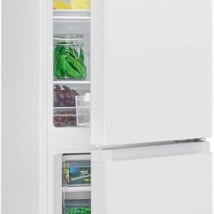 Réfrigérateur congélateur Bomann KG320 - Capacité totale 175 L - Température réglable en continu - Portes interchangeables et pieds réglables
