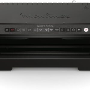 Moulinex Optigrill 4 en 1 XL - Grill électrique barbecue et four multifonction - 12 programmes automatiques indicateur de cuisson capacité 6 à 8 personnes