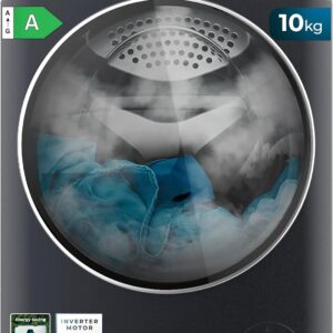 Cecotec Bolero DressCode 8800 Inverter Lave linge frontal 10 kg - Moteur Inverter Plus 1400 tr/min SteamMax écran tactile XXL classe A bleu glace
