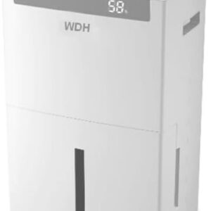 Aktobis WDH-870FW - Déshumidificateur WiFi 70 L par jour - Réservoir 7,9 L trois vitesses et tuyau de condensation - Pour usage domestique industriel jusqu'à 120 m2
