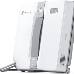 ECOVACS WINBOT Mini Robot Nettoyeur de Vitres - Pulvérisation Ultrasonique - Protection 9 Étapes - Navigation Intelligente