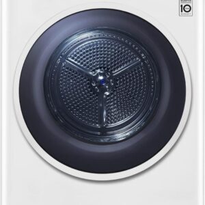 Sèche-linge pompe à chaleur LG RH90V9AVHN - Capacité 9 kg classe énergétique C - WiFi SmartThinQ et Eco Hybrid - Allergy Care finition blanche