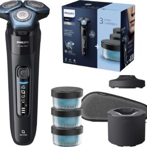 Rasoir électrique Philips Series 7000 S7783-63 - Rasage humide et sec - Technologie SkinIQ - Modèle homme pour barbe et visage