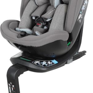 Inglesina Halley Pro - Siège auto pivotant 360 degrés Isofix 0-12 ans - Inclinable respirant 40-150 cm homologué ECE R129/03 noir