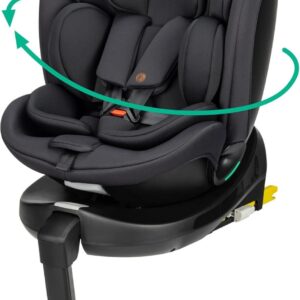 Bebeconfort RevolveFix Plus 360 i-Size Siège Auto Pivotant 360 - De 0 à 12 Ans - 40 à 150 cm - ISOFIX Jambe de Force - 6 Positions Inclinaison - 12 Positions Appui Tête