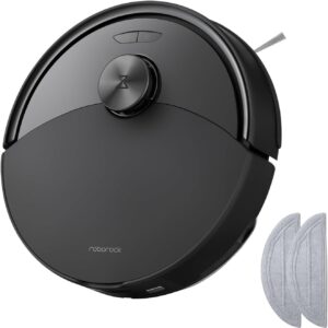 Roborock Q10 S5 Robot Aspirateur Laveur avec Station - Aspiration 10000 Pa - VibraRise 2.0 - Navigation PreciSense LiDAR - Application