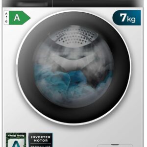 Cecotec Bolero Dresscode 7500 Inverter Lave linge frontal 7 kg - Moteur Inverter Plus 1400 tours minute 16 programmes SteamMax blanc