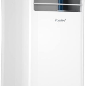 Climatiseur mobile Comfee 9000 BTU 2,6 kW - Refroidisseur, déshumidificateur et ventilateur - Mode nuit, minuterie et fonction Follow Me - Pour surfaces jusqu'à 33 m2